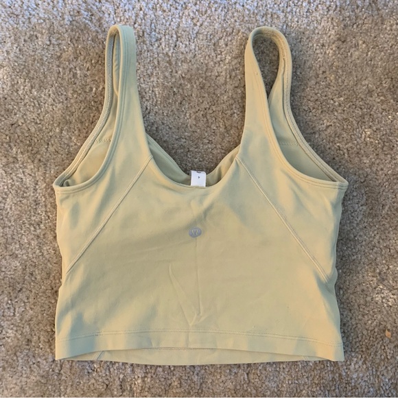 lululemon dew green scrapped align tank top - Picture 4 of 5
